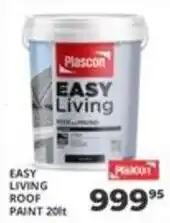 Easy Build Plascon EASY Living ROOF PAINT offer
