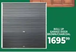 Easy Build Roll Up Garage Door Brown/Charcoal offer