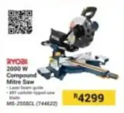 Builders Express RYOBI 2000 W Compound Mitre Saw offer