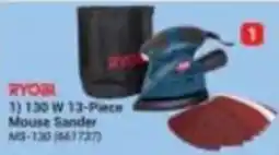 Builders Express RYOBI 130 W 13-Piece Mouse Sander offer