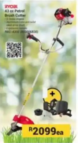 Builders Express RYOBI 43 cc Petrol Brush Cutter offer
