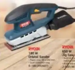 Builders Express RYOBI 180 W Orbital Sander offer