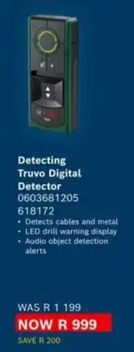 Builders Express Truvo Digital Detector offer