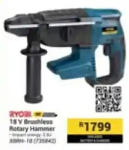 Builders Express RYOBI 18 V Brushless Rotary Hammer offer