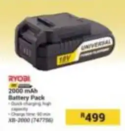 Builders Express RYOBI 2000 mAh Battery Pack offer