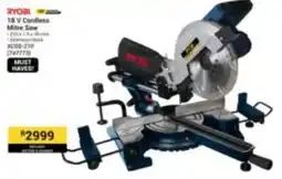 Builders Express RYOAL 18 V Cordless Mitre Saw offer