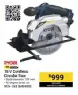 Builders Express RYOBI 18 V Cordless Circular Saw offer