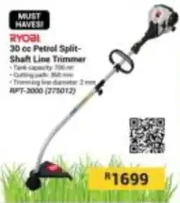 Builders Express RYOBI 30 cc Petrol Split-Shaft Line Trimmer offer