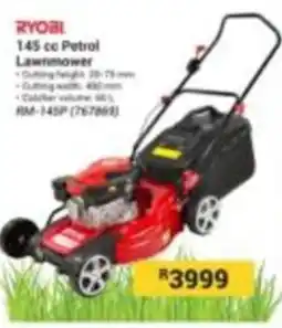 Builders Express RYOBI 145 cc Petrol Lawnmower offer