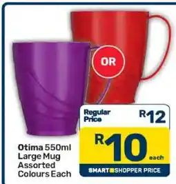 Pick n Pay Otima 550ml Large Mug Assorted Colours Each offer