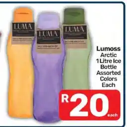 Pick n Pay Lumoss Arctic 1 Litre Ice Bottle Assorted Colors Each offer