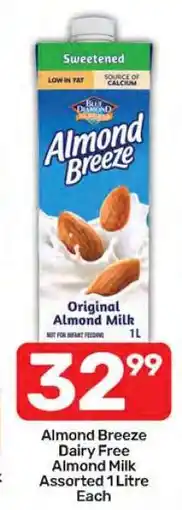 Pick n Pay Almond Breeze Dairy Free Almond Milk Assorted Litre Each offer