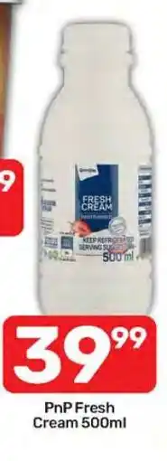 Pick n Pay PnP Fresh Cream 500ml offer