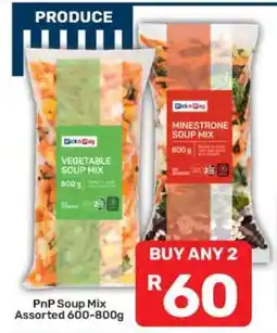 Pick n Pay PnP Soup Mix Assorted 600 800g offer