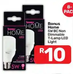 Pick n Pay Bonus Home 5W BC Non Dimmable T-Lamp LED Light offer