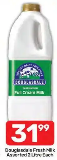 Pick n Pay Douglasdale Fresh Milk Assorted 2 Litre Each offer
