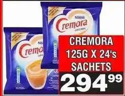 Advance Cash n Carry CREMORA 125G X 24's SACHETS offer