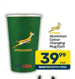 Pick n Pay Aluminium Colour Changing Mug Each offer