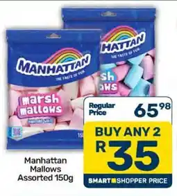 Pick n Pay Manhattan Mallows Assorted 150g offer