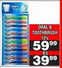 Advance Cash n Carry ORAL B TOOTHBRUSH 12's offer