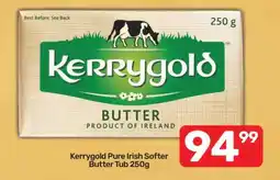 Pick n Pay Kerrygold Pure Irish Softer Butter Tub 250g offer