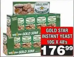 Advance Cash n Carry GOLD STAR INSTANT YEAST 10G X 48's offer