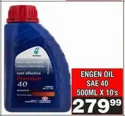 Advance Cash n Carry ENGEN OIL SAE 40 500ML X 10's offer