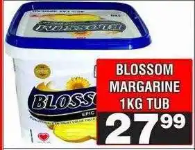Advance Cash n Carry Blossom Margarine 1kg Tub offer