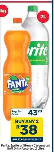 Pick n Pay Hypermarket Fanta, Sprite or Stoney Carbonated Soft Drink offer