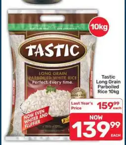 Pick n Pay Hypermarket Tastic Long Grain Parboiled Rice 10kg offer