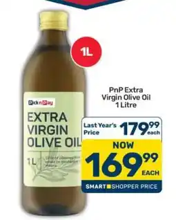 Pick n Pay Hypermarket PnP Extra Virgin Olive Oil 1 Litre offer