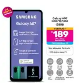 Game Samsung - galaxy a07 smartphone 128gb offer