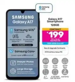 Game Samsung - galaxy a17 smartphone offer