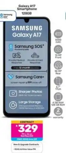 Game Samsung - galaxy a17 smartphone 128gb offer