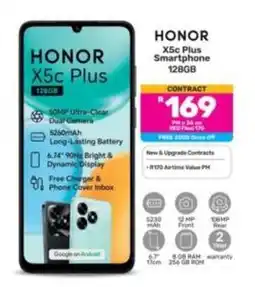 Game Honor - x5c plus smartphone 128gb offer