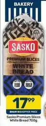 Pick n Pay Sasko - premium slices white bread 700g offer