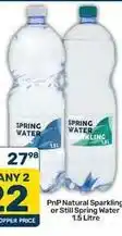 Pick n Pay Natural sparkling or still spring water offer
