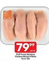 Pick n Pay Fresh skinless chicken breast fillets offer