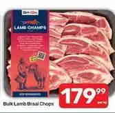 Pick n Pay Pick n pay - bulk lamb braai chops offer