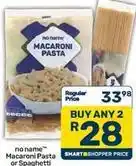 Pick n Pay Macaroni pasta or spaghetti offer