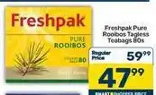 Pick n Pay Freshpak - pure rooibos tagless teabags 80s offer