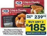 Pick n Pay Sea harvest - crisp & chunky crumbed hake fillets offer