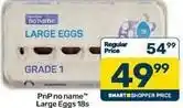 Pick n Pay Large eggs 18s offer