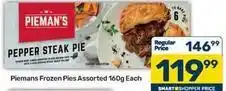 Pick n Pay Frozen - pepper steak pie offer