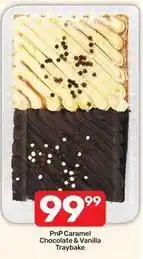 Pick n Pay Hypermarket Caramel chocolate and vanilla traybake offer