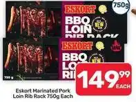 Pick n Pay Hypermarket Eskort - marinated pork loin rib rack offer