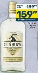 Pick n Pay Hypermarket Old buck - dry gin offer