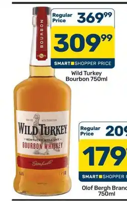 Pick n Pay Hypermarket Wild Turkey Bourbon 750ml offer