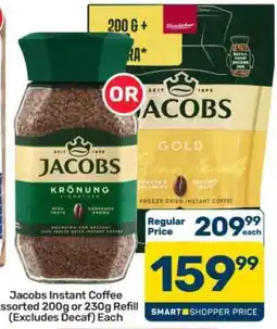 Pick n Pay Hypermarket Jacobs Instant Coffee offer