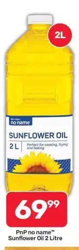 Pick n Pay Hypermarket PnP no name Sunflower Oil 2 Litre offer